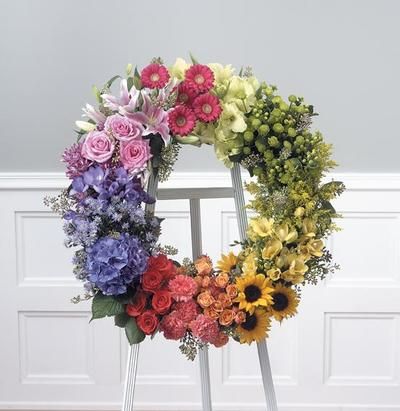 Standing Easel, Heart Wreaths, Elegant Wreath, Rainbow Wreath, Garden Wreath, Floral Door Wreaths, Warrant Officer, Floral Wreaths, Preserved Roses