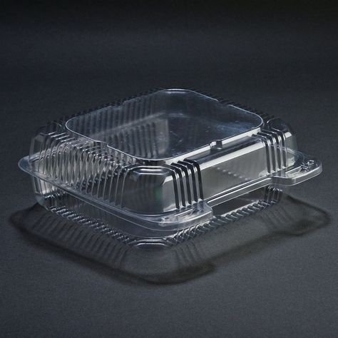 Plastic Container Crafts, Specialty Sandwiches, Cupcake Container, Clear Plastic Containers, Take Out Containers, Plastic Container, Polyethylene Terephthalate, Plastic Containers, Hinged Lid