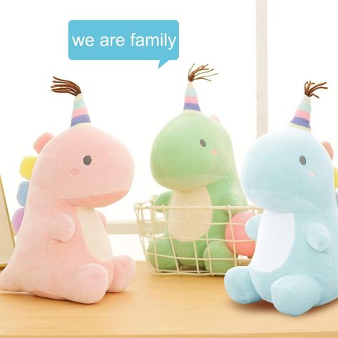 Amazon.com: VHYHCY Stuffed Animal Plush Toys, Cute Dinosaur Toy, Soft Dino Plushies for Kids Plush Doll Gifts for Boys Girls (Green, 9 Inch) : Toys & Games Unicorn Plushies, Dino Toys, Dinosaur Plush Toy, Dinosaur Plush, Dinosaur Coloring, Soft Toy Animals, Kawaii Plushies, Cartoon Dinosaur, Dinosaur Toys