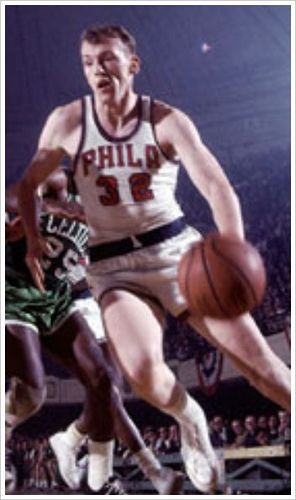 Billy Cunningham played fiercely, coached intensely, and won frequently. And he made it to the Naismith Memorial Basketball Hall of Fame with a career that reads like a how-to book for legends. As a player and then a coach for the Philadelphia 76ers, he was part of two NBA championship teams. Among his numerous career achievements, he was named to the 1966 NBA All-Rookie Team and three All-NBA First Teams. In 1996, he was named to the NBA 50th Anniversary All-Time Team. Billy Cunningham, Philadelphia Sixers, Basketball Hall Of Fame, Nba History, Sporting Legends, Philly Sports, Nba Championship, I Love Basketball, Basketball Plays