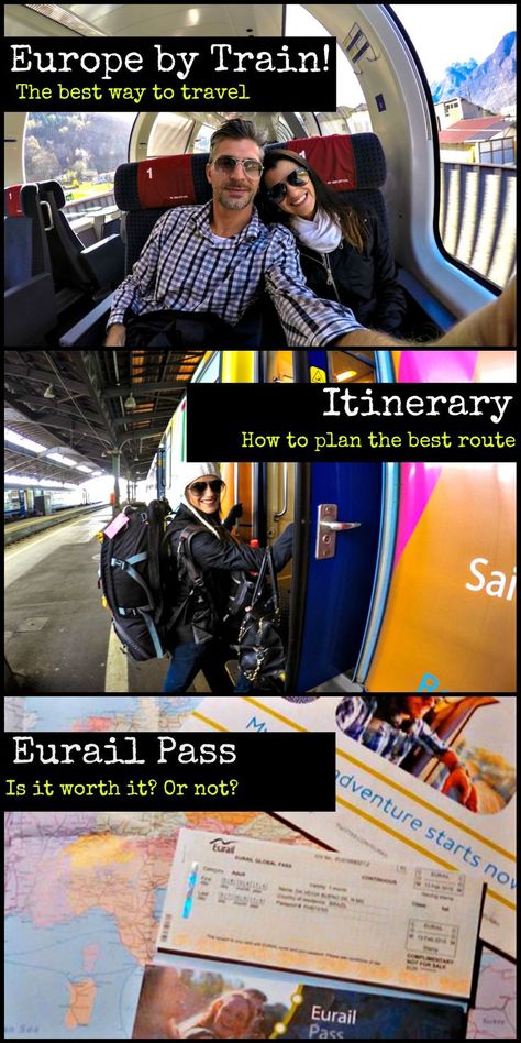 All you need to know to travel around Europe by Train! Best pass, routes and how to save money!: Europe By Train, Eurail Pass, Travel Around Europe, Backpacking Europe, Voyage Europe, How To Save Money, Travel Info, Ways To Travel, Backpacking Travel