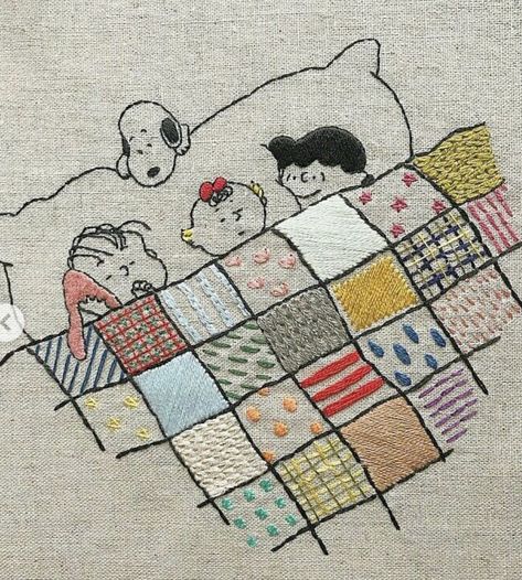 Snoopy Love, Hand Embroidery Projects, Creative Embroidery, 자수 디자인, Crafts With Pictures, Sewing Embroidery Designs, Hand Embroidery Art, Slow Stitching, Shoe Lace