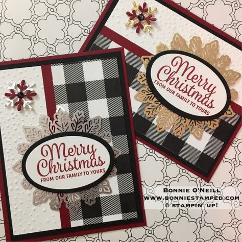 #merrylittlechristmas #snowflakesentiments #bonniestamped Christmas Cards 2017, Handmade Christmas Card, Snowflake Cards, Homemade Christmas Cards, Stampin Up Christmas Cards, Diy Christmas Cards, Christmas Cards To Make, Stamping Up Cards, Noel Christmas