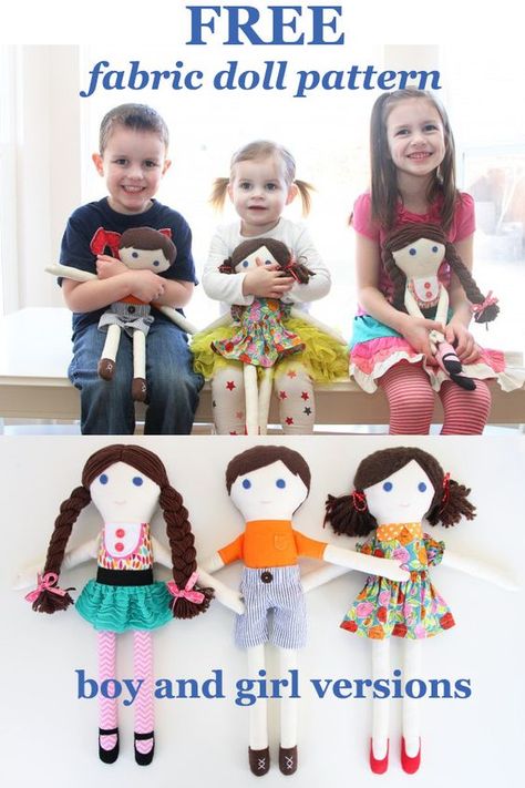 Free Printable Rag Doll Patterns, Rag Doll Patterns Free Sewing Templates, Ragdolls Handmade, Doll Patterns Free Sewing, Diy Rag Dolls, Dickens Christmas, Doll Making Patterns, Fabric Doll Pattern, Teddy Bear Sewing Pattern