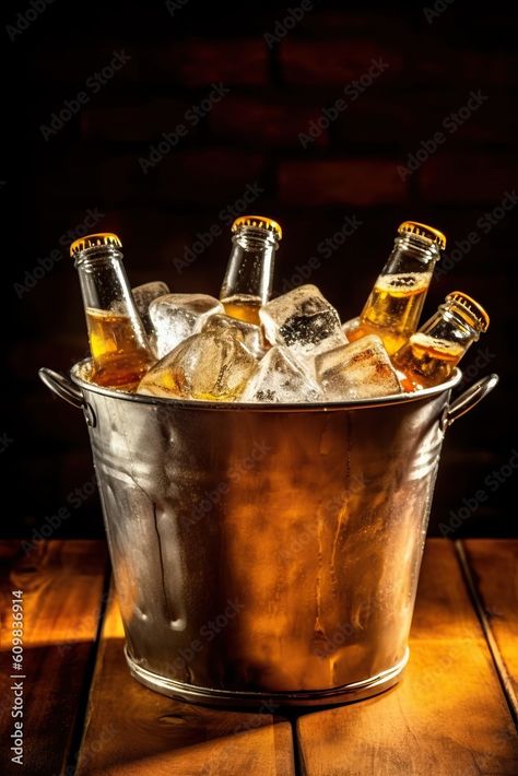 Beer Buckets, Beer Bucket, Buckets, Wooden Tables, Stock Illustration, Beer, Football, Coffee, Quick Saves