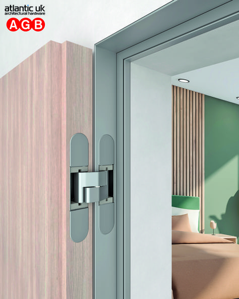 AGB’s concealed hinges emphasise the minimalistic look that so many homeowners strive for in today’s world.  View our AGB range Here: https://atlantichandles.com/?s=AGB&post_type=product #atlanticuk #architecturalhardware #hardware #doorhandles #thefinishmatters #interiordesign #doors #agb Modern Door Hardware, Barn Conversions, Modern Barn House, Flush Doors, Concealed Hinges, Fire Doors, Modern Barn, Modern Door, Aluminium Doors