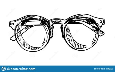 Glasses Corrective Vision Accessory Ink Vector. Optical Diopter Glasses for Reading and Good Eyesight. Stock Vector - Illustration of design, lens: 167949379 Good Eyesight, Glasses Drawing, Pen Art Work, Drawing Pen, Pen Art, Body Mods, Spectacles, I Tattoo, Art Work