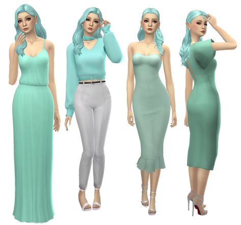 Not So Berry - Generation 1 Mint - Lookbook I’m very late to the party and am finally playing lilsimsie and alwaysimming’s Not So Berry challenge.  This lookbook is focused on the first generation... Mint Gen Sims 4, Ts4 Not So Berry Cc, Sims 4 Not So Berry Cc Mint, Sims 4 Not So Berry, Sims 4 Not So Berry Mint, Sims 4 Cc Mint Clothes, Not So Berry Rose Gen Sims 4, Not So Berry Challenge Sims 4 Mint, Not So Berry Mint Cc