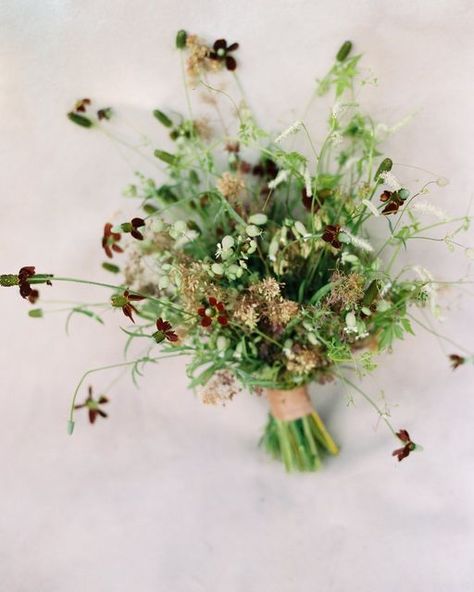 Destination Wedding Photograher on Instagram Botanical Wedding Flowers, Foliage Bouquet, Small Bridal Bouquets, Unique Bridal Bouquets, Modern Wedding Bouquets, Floral Bouquets Wedding, Bridal Bouquet Summer, Simple Wedding Bouquets, Wildflower Wedding Bouquet