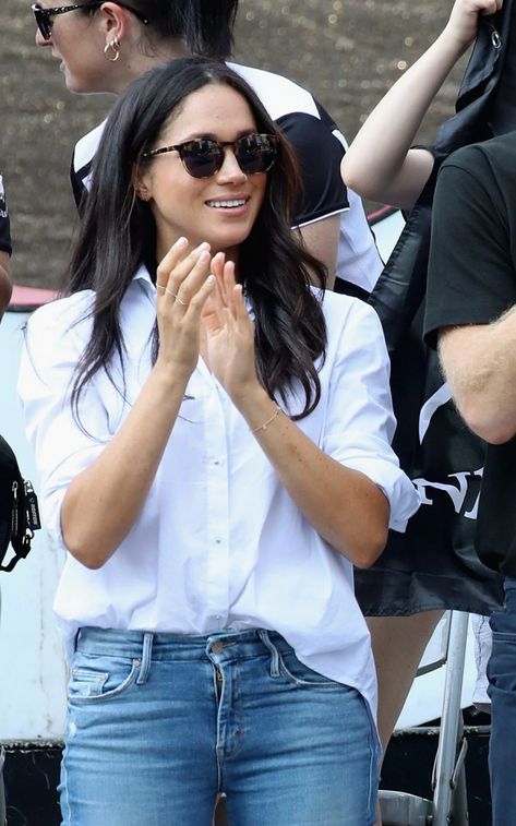 French Tuck, Celebrity Street Style, Style Crush, Fashion 2018, Meghan Markle, American Actors, Moda Fashion, Boho Chic, Fashion Forward