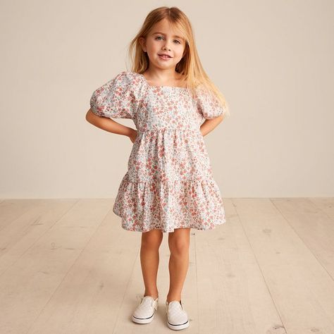 Baby & Toddler Girl Little Co. by Lauren Conrad Tiered Dress Toddler Girl Outfits Winter, Photo Outfit Ideas Summer, Toddler School Outfits, Toddler Spring Dress, Toddler Girl Dresses Summer, Toddler Girl Outfits Summer, Girls Spring Dresses, Cute Casual Dresses, Summer Outfits Kids