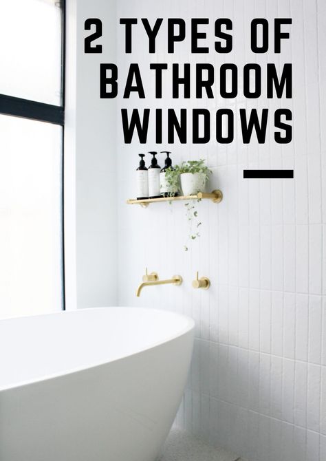 Its important to select the right type of windows. Here we have the three most common windows we install in our bathroom renovations throughout Perth. 2 Window Bathroom, Windows Bathroom Ideas, Bathroom With Window In Shower Ideas, Windows In Showers, Showers With Windows In Them, Windows In Bathroom, Type Of Windows, Tiled Window Sill, Bathroom Windows In Shower