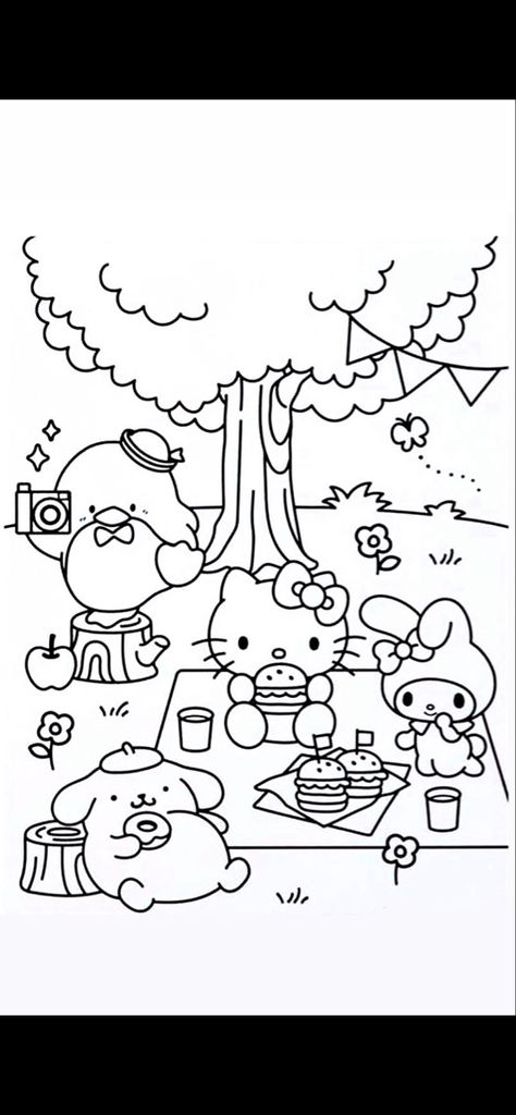 Cute Coloring Pages Aesthetic Hello Kitty, Colouring Pages Kuromi, Sanrio Coloring Pages Keroppi, Colouring Pages Sanrio, Coloring Page Sanrio, Hello Kitty And Friends Coloring Pages Printable, Sanrio Colouring Sheet, Kirby Coloring Pages Free Printable, Sanrio Coloring Pages Cinnamoroll