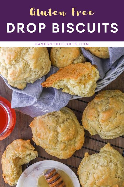 Gluten Free Drop Biscuits Gluten Free Drop Biscuits, Easy Cheap Dinner Recipes, Healthy Breakfast Casserole, Easy Cheap Dinners, Gluten Free Biscuits, Haitian Food Recipes, Drop Biscuits, Biscuits Easy, Homemade Gluten Free