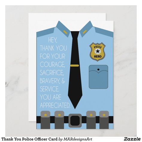 Police Officer Crafts, Police Officer Appreciation, Police Crafts, Thank You Poster, Fun Police, All About Me Preschool, Custom Thank You Cards, Appreciation Cards, Community Helpers