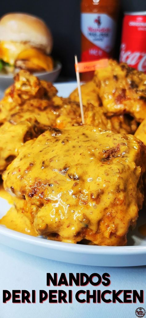 Nandos Peri Peri Chicken Recipe How To Make Nandos Chicken, Nando Chicken Recipe, Nando's Chicken Recipe, Chicken Western Recipe, Chicken Nandos Recipe, Peri Peri Alfaham, Nando’s Chicken Recipe, Nandos Butterfly Chicken, Nandos Lemon And Herb Chicken Recipe