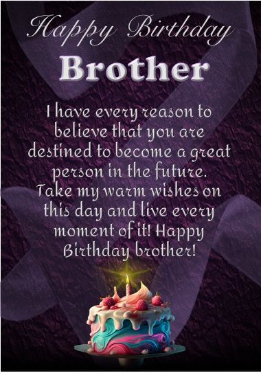 Brother Happy Birthday Quotes, Christian Birthday Wishes For Brother, Brother'birthday Wishes, Brother's Birthday Wishes, Happy Birthday Wishes To A Brother, Happy Birthday My Brother Quotes, Birthday Wish For A Brother, 50th Birthday Wishes For Brother, Happy Birthday My Brother Wishes