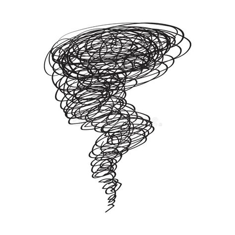 Illustration about Hand drawn tornado. Sketched doodle whirlwind, scribble storm swirl, handdrawn tornado, sketchy cyclone vector illustration. Illustration of grunge, tempest, draw - 235996088 Storm Doodle Drawings, Cyclone Drawing, Storm Doodle, Tornado Illustration, Tornado Drawing, Storm Drawing, Storm Illustration, Draw Hands, Art Basics