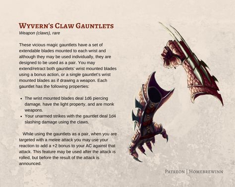 Dnd 5e Grappling Hook, Dnd Magic Bracers, Dnd 5e Homebrew Gauntlets, Dnd Magic Items Homebrew Monk, Dnd Dragon Armor, Dnd 5e Monk Magic Items, Homebrew Armor 5e, Monk Items 5e, Dnd Monk Magic Items