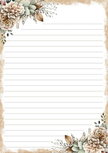 Writing Paper Template Aesthetic, Letter Background, Vintage Writing Paper, Letter Writing Samples, Free Paper Printables, Letter Writing Template, Printable Things, Writing Paper Template, Writing Samples