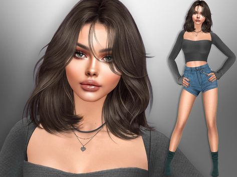 The Sims Resource - Charlotte Fitzpatrick Sims 4 Cc Hair Mood, Sims 4 Resource Hair, Short Sims 4 Hair, Sims 4 Cc Hair Thesimsresource, Sims 4 Cc Tsr Clothes, Sims 4 Hair Short, Sims Resource Hair, Sims 4 Cc The Sims Resource, Tsr Sims 4 Cc