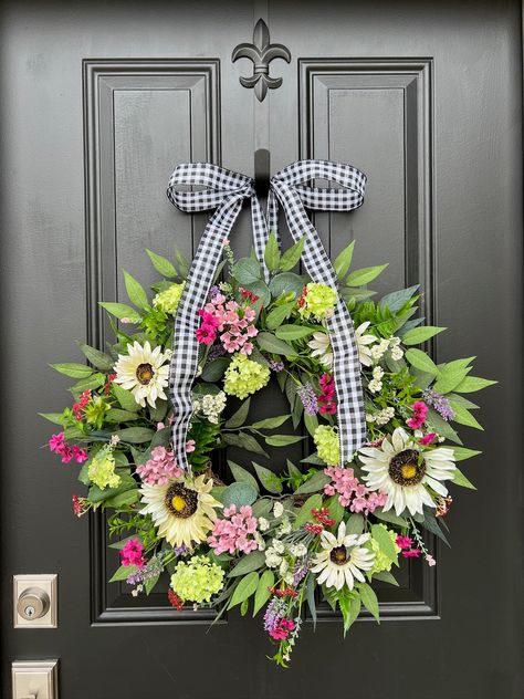 Diy summer wreath