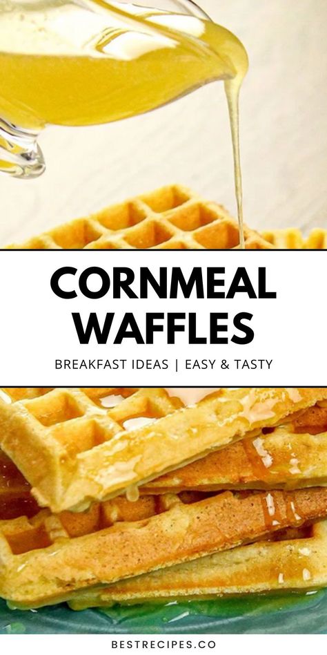 Discover this easy cornmeal waffles recipe for a healthy breakfast twist! Made with cornmeal, flour, milk, eggs, and vanilla extract, these waffles offer a savory option to the classic breakfast staple. Perfect for brunch, healthy food ideas, or a quick meal with simple ingredients. Add fruit or syrup for the perfect homemade treat. Save this to your "Waffle Maker Recipes" or "Breakfast Recipes" board for more farm-style breakfast ideas!