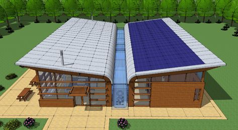 Rain Harvesting, Small Barns, Rainwater Harvesting, Water Collection, Rain Water Collection, Earthship, Eco House, Alternative Energy, The Roof