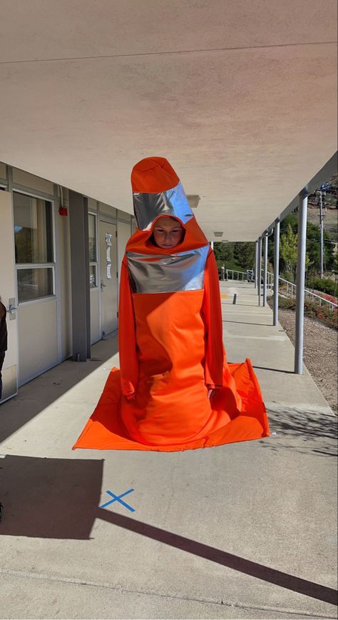 Traffic cone halloween costume Cone Halloween Costume, Traffic Cone Costume, Cone Costume, Traffic Cone, Bachelorette Trip, Halloween Inspo, Trip Ideas, Adult Costumes, Halloween Costume