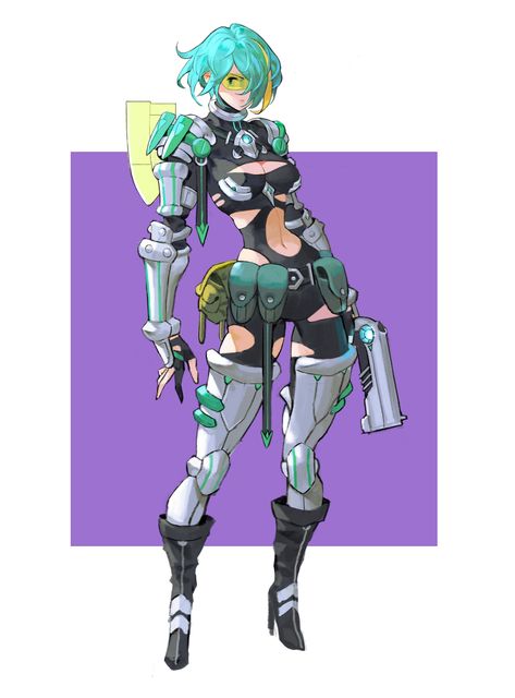 Cyberpunk Design, Battle Suit, Cyberpunk Girl, Cyberpunk Character, Pretty Drawings, Cyberpunk Art, Female Character Design, Character Design References, Illustration Character Design