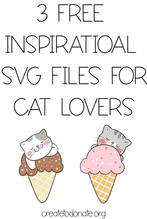 3 Free Cat SVG Files For Handmade Cards | Create To Donate Cat Svg Free, Munchkin Cat Scottish Fold, Munchkin Cats, Card Design Handmade, Cat Birthday Card, Handmade Card Making, Cat Svg, Paper Flower Template, Mom Cards