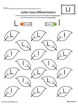 Letter Case Recognition Worksheet: Letter L Worksheet.This fun and coloring activity helps preschoolers and kindergarteners recognize the difference between the uppercase and lowercase letter L. Letter L Worksheet, Letter L Words, Letter L Crafts, Letter L Worksheets, Preschool Behavior, Calendar Worksheets, Letter Recognition Worksheets, Letter Worksheets For Preschool, Flamingo Craft