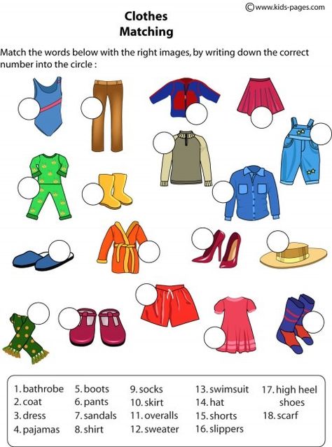 Pleasant The Clothes Worksheets Pdf With Additional Clothes Clothes Worksheet, Clothes Matching, Esl Vocabulary, Matching Worksheets, Free Classes, English Exercises, Worksheet For Kids, Admissions Essay, Kids Pages