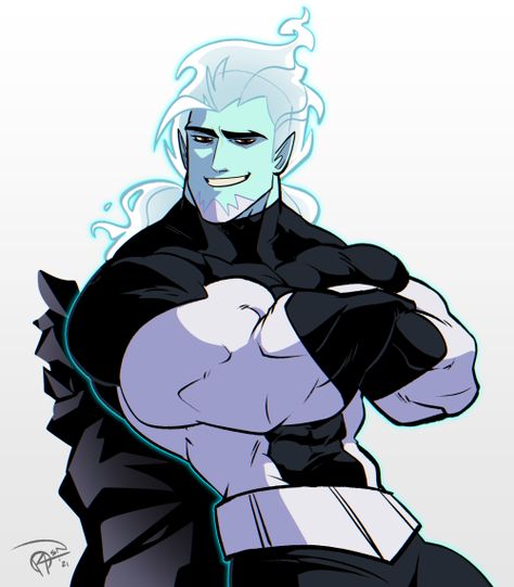 Dark Danny Phantom, Dark Danny, Danny Phantom Vlad, Danny Phantom Funny, Dan Phantom, Artist Character, Phantom Comics, Fan Image, Smiling Cat