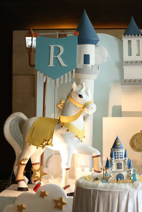 prince and princess of teddyland | CatchMyParty.com Royal Prince Birthday Theme, Royal Themed Birthday Party, Prince Party Theme, Bear Birthday Party Ideas, Horse Birthday Party Decorations, 1st Birthday Decorations Boy, Royal Prince Birthday Party, Prince Birthday Theme, Teddy Bear Birthday Party