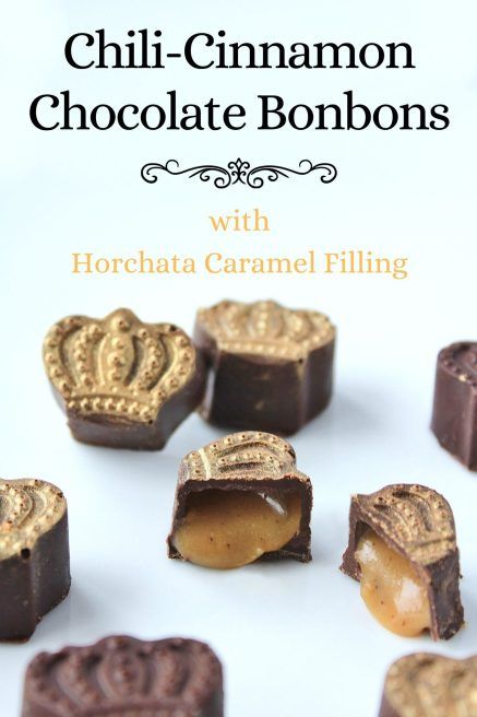 Bonbon Filling, Caramel Macaron Filling, Chocolate Filled Beignets, Infused Caramel, Caramel Filled Chocolates, Homemade Horchata, Infused Chocolate, Bon Bons Recipe, Horchata Recipe