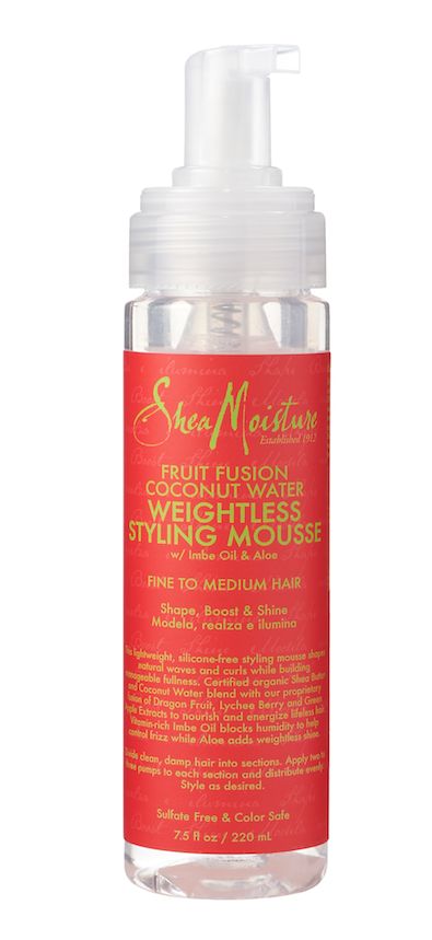 An antioxidant-rich mix of dragonfruit, lychee berry, and green apple extracts… Thicker Hair Remedies, Aloe For Hair, Drugstore Hair Products, Thick Hair Remedies, Get Thicker Hair, Water Hair, Fine Curly Hair, Styling Mousse, Shea Moisture