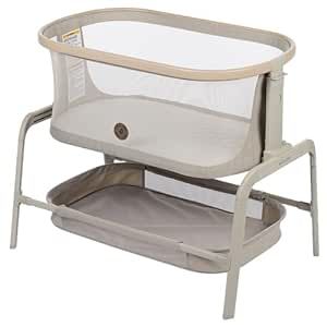 Maxi-Cosi Iora Bassinet Classic Oat: Portable Baby Bassinet, Infant Bedside Sleeper Crib, Height Adjustable, Breathable Mesh, Large Storage Basket Portable Baby Bassinet, Travel Bassinet, Bedside Bassinet, Bedside Sleeper, Portable Bassinet, Co Sleeper, Large Storage Baskets, Car Seat Stroller, Travel System Stroller