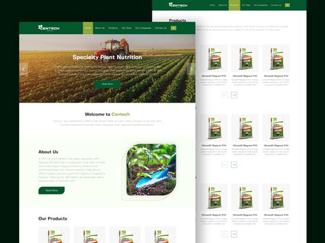 Agriculture Fertilizers Website by Mahmoud Elbletagy Agriculture Website Design, Farm Website Design, Agriculture Design, Ui Ux Website, Government Website, Adobe Illustrator Graphic Design, Business Website Design, Farm Design, Learning Design