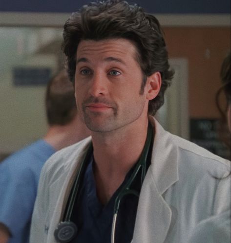 Derek Shepherd Icons, Patrick Dempsey Hair, Derek Shepard, Patrick Demsey, Mc Dreamy, Patrick Dempsy, Dr Mcdreamy, Greys Anatomy Men, Greys Anatomy Derek