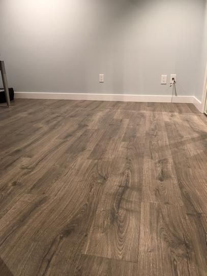 Pergo Outlast+ Vintage Pewter Oak 10 mm Thick x 7-1/2 in. Wide x 47-1/4 in. Length Laminate Flooring (19.63 sq. ft. / case) LF000848 at The Home Depot - Mobile Pergo Outlast, Flooring Colors, Pergo Laminate, Waterproof Laminate Flooring, Vintage Pewter, Basement Flooring, Basement Renovations, Flooring Ideas, Floor Colors