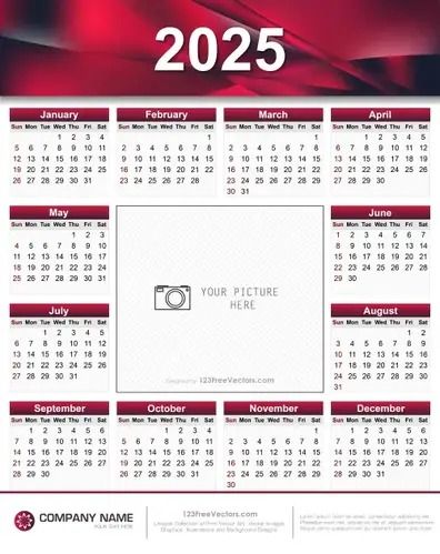 Free 2025 Calendar Printable 2023 Calendar Design, Calendar Logo, Printable Yearly Calendar, Free Printable Calendar Templates, Calendar Design Template, Make Your Own Calendar, Annual Planner, Best Study Tips, Planning Calendar