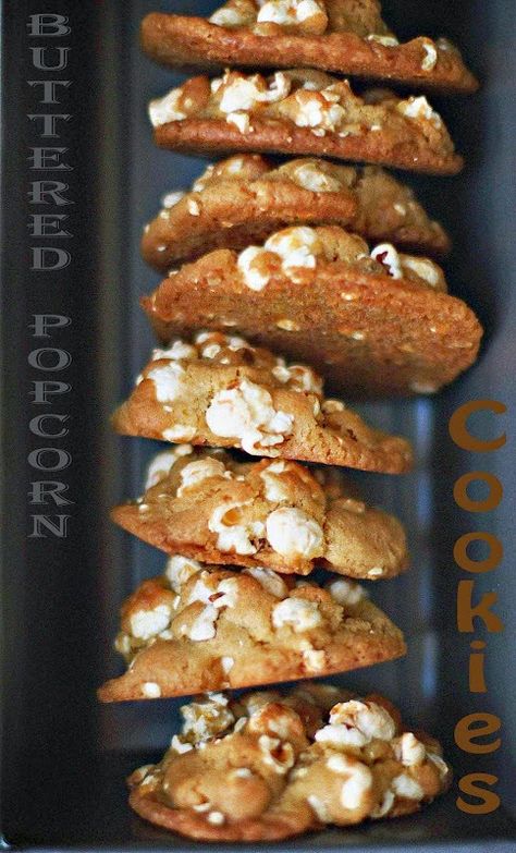 Milk and Honey: Buttered Popcorn Cookies Popcorn Cookies, Buttered Popcorn, Gooey Butter Cookies, Butter Popcorn, Smitten Kitchen, Popcorn Recipes, Biscuit Cookies, Baker Street, Sweet Nothings