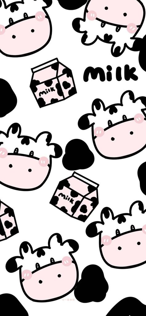 Cute Cow Wallpaper, Chat Background, Cute Desktop, Cow Wallpaper, Cow Print Wallpaper, Iphone Wallpaper Kawaii, Cute Desktop Wallpaper, Cute Pastel Wallpaper, Soft Wallpaper