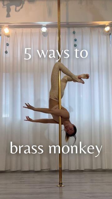 Brass Monkey Pole, Pool Dance, Dancing Fitness, Sweaty Hands, Brass Monkey, Pole Tricks, Pole Dancing Fitness, Pole Wear, Aerial Dance