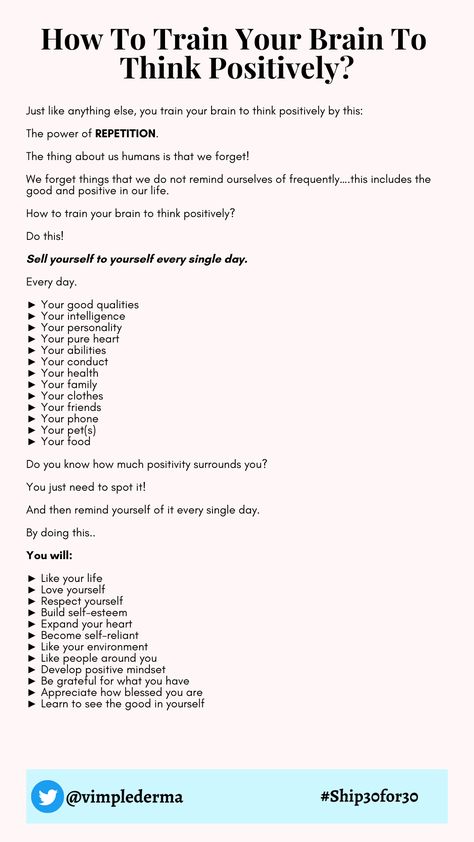 Day 1, Atomic Essay #1 🙌 How To Train Your Brain To Think Positively #Ship30for30 How To Train Your Mind, Mindset Training, Mindset Coach, Brain Exercise, Train Your Mind, Fake People, Train Your Brain, Soft Feminine, Food Diet