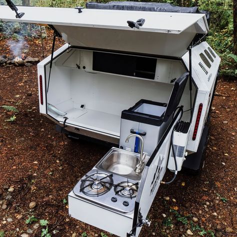 Squaredrop Trailer, Squaredrop Camper, Offroad Caravan, Off Road Teardrop, Small Camping Trailer, Rc Vehicles, Overland Trailer, Custom Campers, Caravan Interior