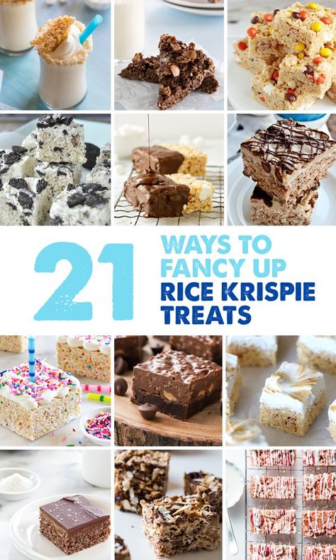 Rice Krispie Treats Chocolate, Nutella Peanut Butter, Melted Marshmallow, Krispie Treats Recipe, Krispy Treats, Marshmallow Treats, Krispies Treats, Cereal Treats, Rice Krispy