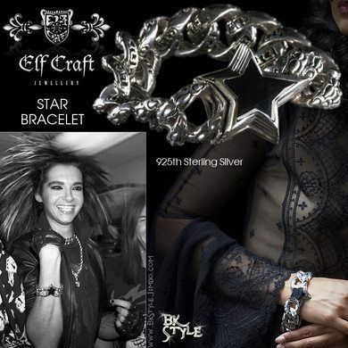 What Is Bill Kaulitz Wearing, Tokio Hotel Bracelet, Hotel Outfits, Material Gworl, Modus Operandi, Bill Kaulitz, Star Bracelet, Mood Board Fashion, Tokio Hotel