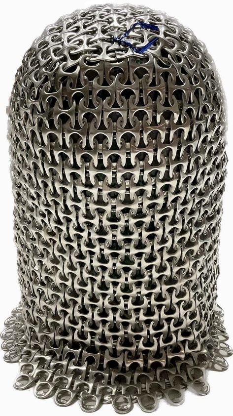 Can Tab Chainmail, Soda Tabs Crafts, Tab Chainmail, Soda Tab Crafts, Soda Can Tabs, Roi Arthur, 3d Clothing, Can Tabs, Soda Tabs